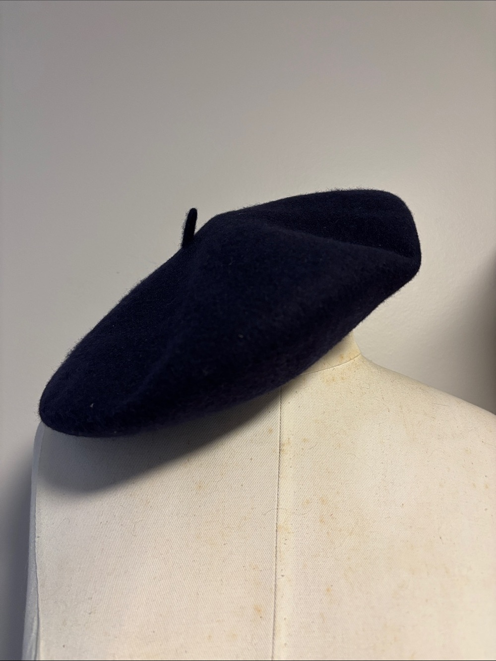 Lucky brand wool navy beret